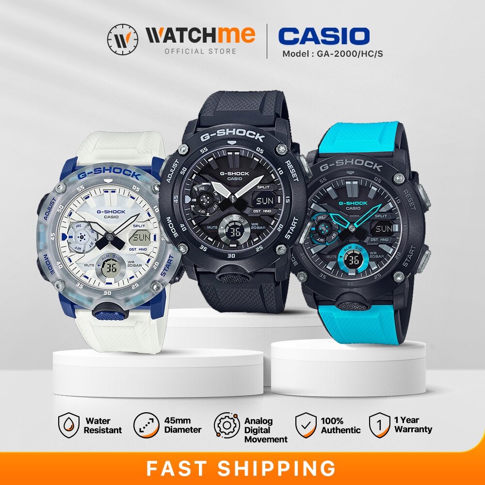 CASIO G-SHOCK GA-2000 SERIES Fashion Analog Digital Men Watch