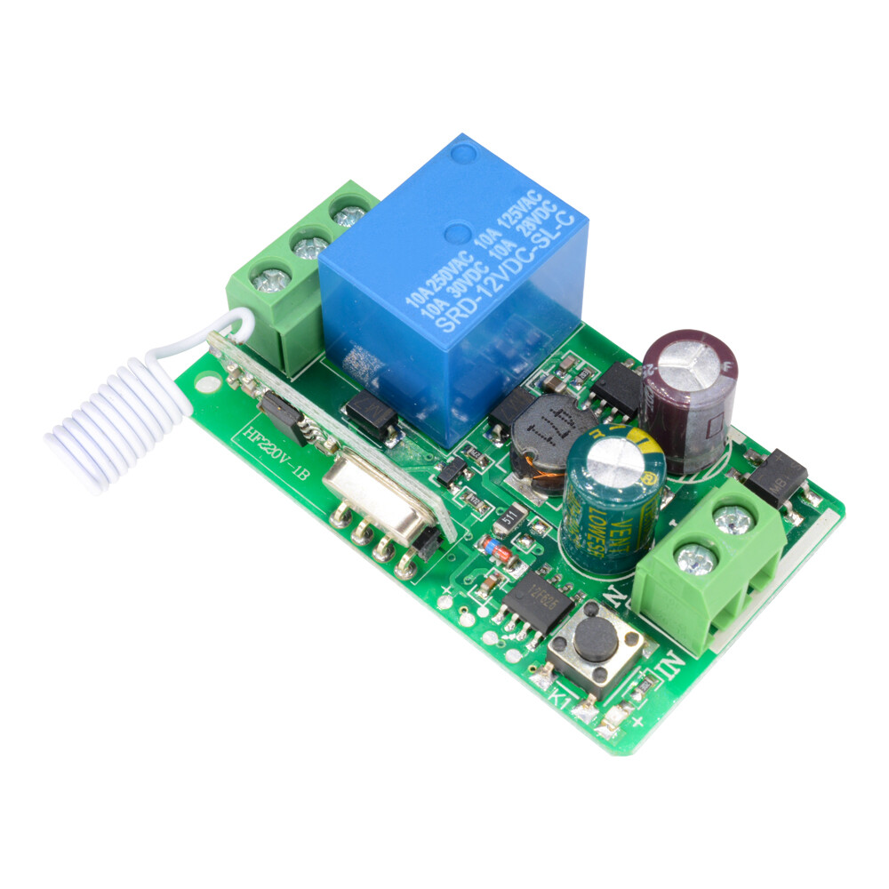 SeasBoat Công Tắc Điều Khiển Rơle Máy Thu RF Từ Xa Không Dây 315/433MHZ 220V 1CH