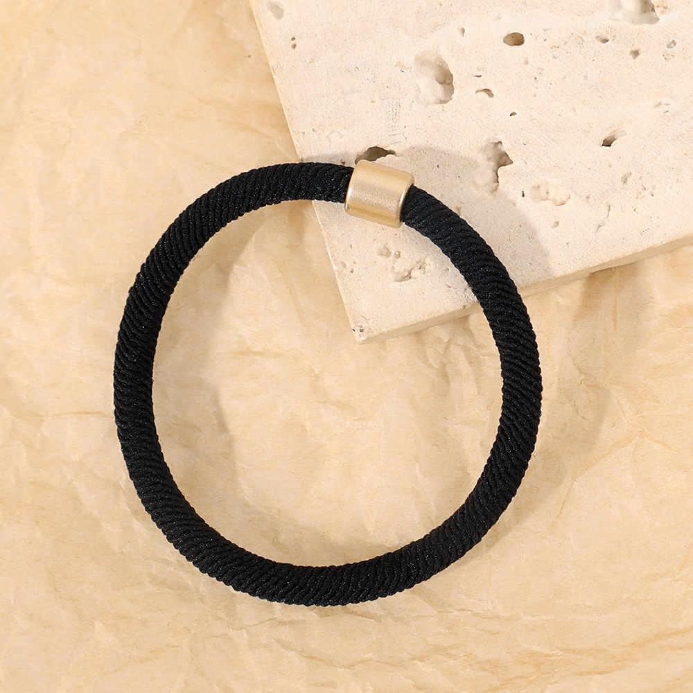 5pcs Solid Color Hair Bands High Elastic Simplicity Hair Ties Ponytail Holder for Girls Women Hair Accessories