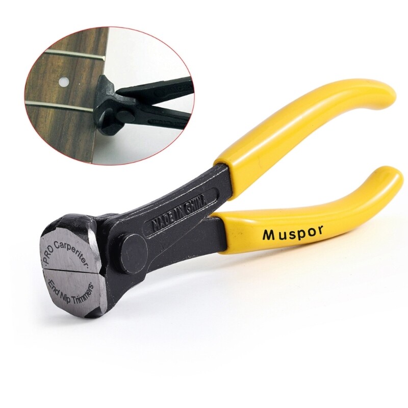 Guitar String Cutter Fret Nipper Practical Fret Puller Removal Plier String Cutter Guitar Bridge Pins Puller Repair Tool