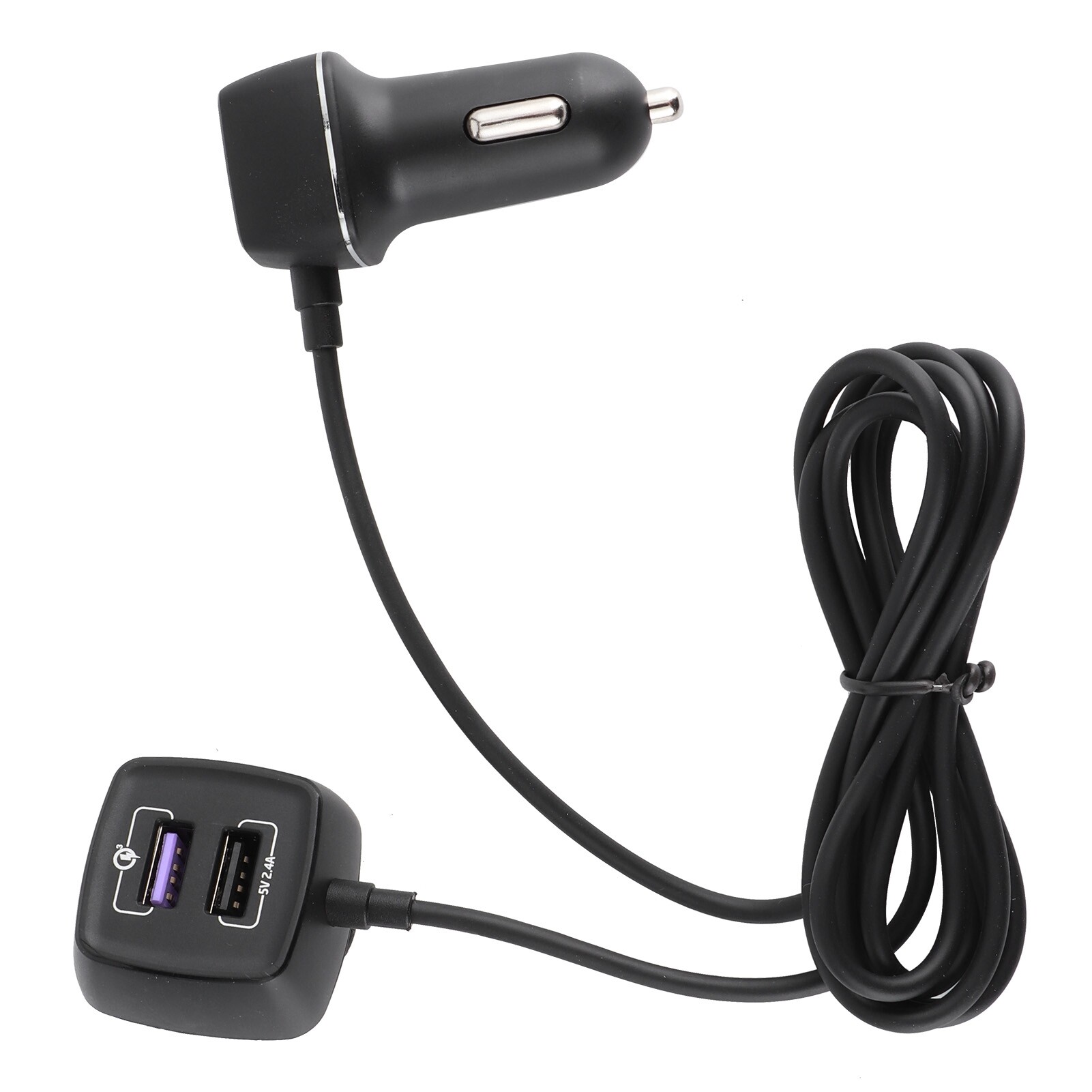 Bộ Sạc Xe Hơi Nhanh 4 Cổng USB Cho QC 3.0 Sạc Nhanh Ghế Sau Mở Rộng Với