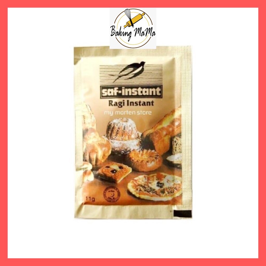 SAF Instant Yeast 11g Ragi Instant / Yis Segera SAF HALAL / Instant Dry