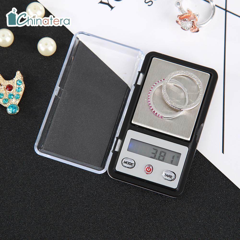 Chinatera Cân Điện Tử Mini LCD 0.01G Cân Kỹ Thuật Số Cầm Tay Bỏ Túi Cân