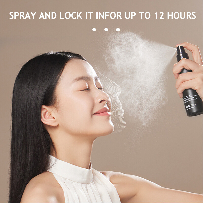 SUAKE Moisturizing Makeup Setting Spray Dewy Finish 100ml Makeup Setting Spray For Dewy Look Gentle Spray For Post-Makeup Skin
