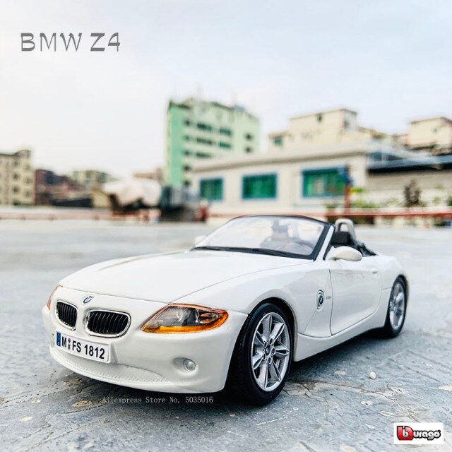 Mô hình xe thể thao mô phỏng xe bmw z4 1:24, thủ công mỹ nghệ trang trí bộ sưu tập quà tặng dụng cụ đồ chơi
