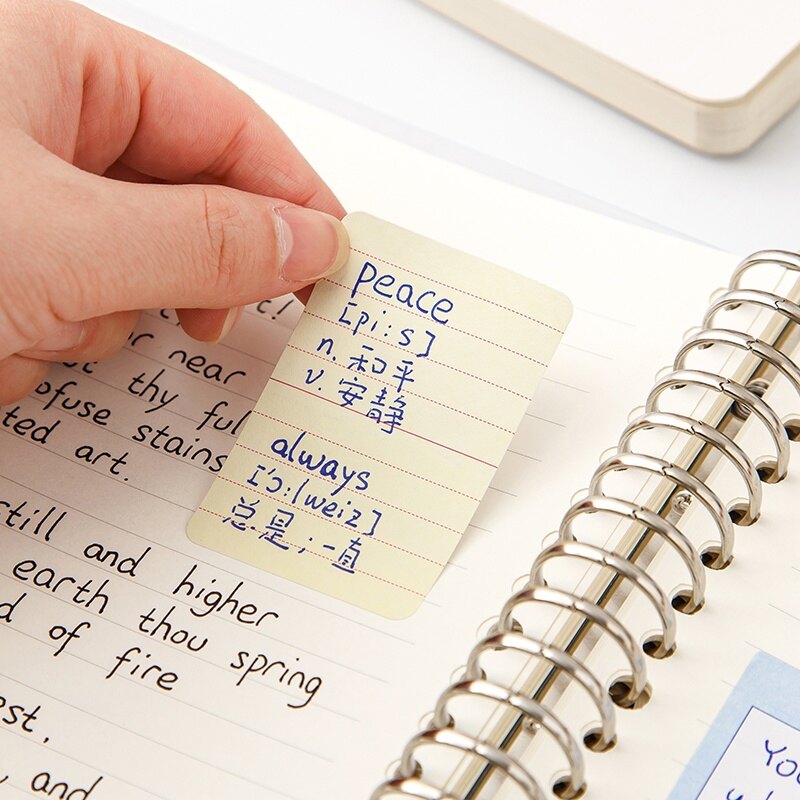 250 Sheets Tearable Pull-out Memo Paper Set School Office Creative Scroll Sticky Notes