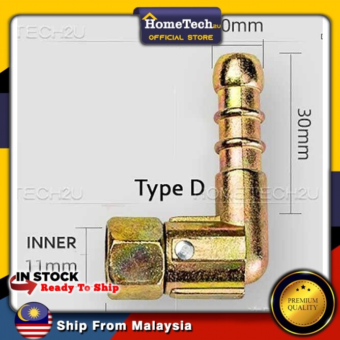 Universal Gas Stove Hob Inlet Joint Hose Connection L Shape Elbow Gas Stove Spare Parts