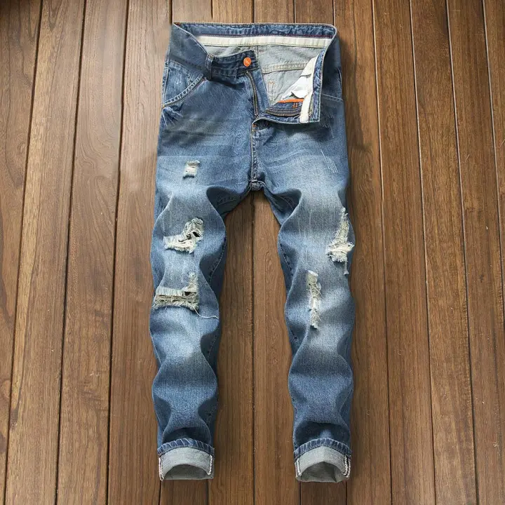 ripped jeans slim