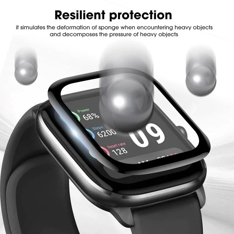 Bảo Vệ Màn Hình 3D PMMA Bao Phủ Toàn Bộ Cho Huami Amazfit GTS4Mini