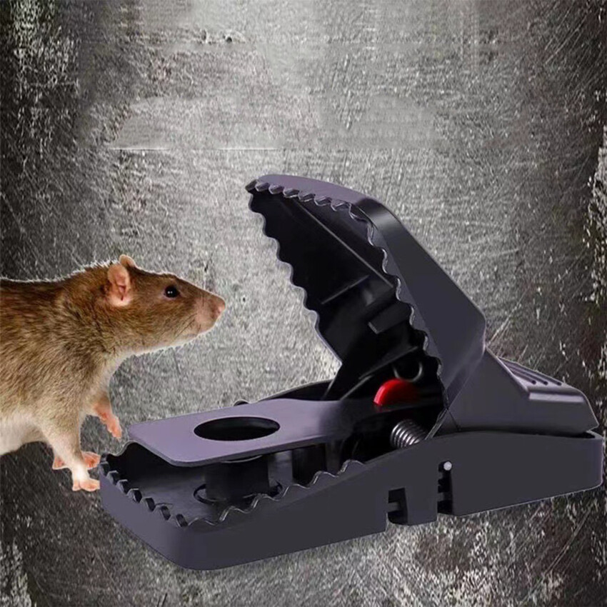 2 PCS Mechanical Mousetrap Mice Clip Automatic Mini Household Mechanical Mouse Trap Rat Killer for Garden Home Warehouse Restaurant