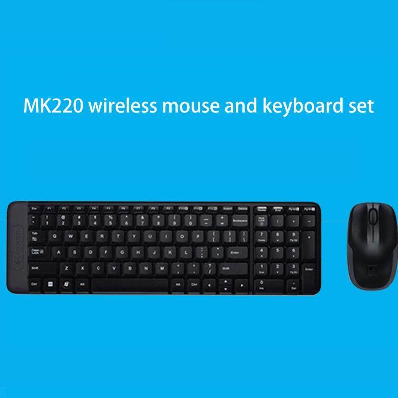 Logitech MK220 Wireless Keyboard Mouse Combo English Keypad LapTop Optical Ergonomics Singapore