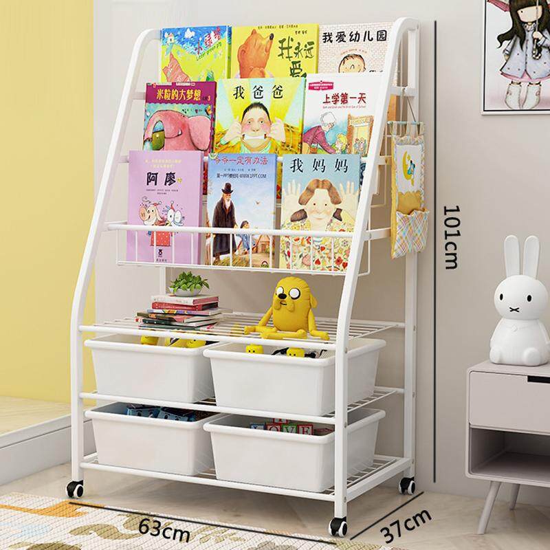 childrens bookcase on wheels