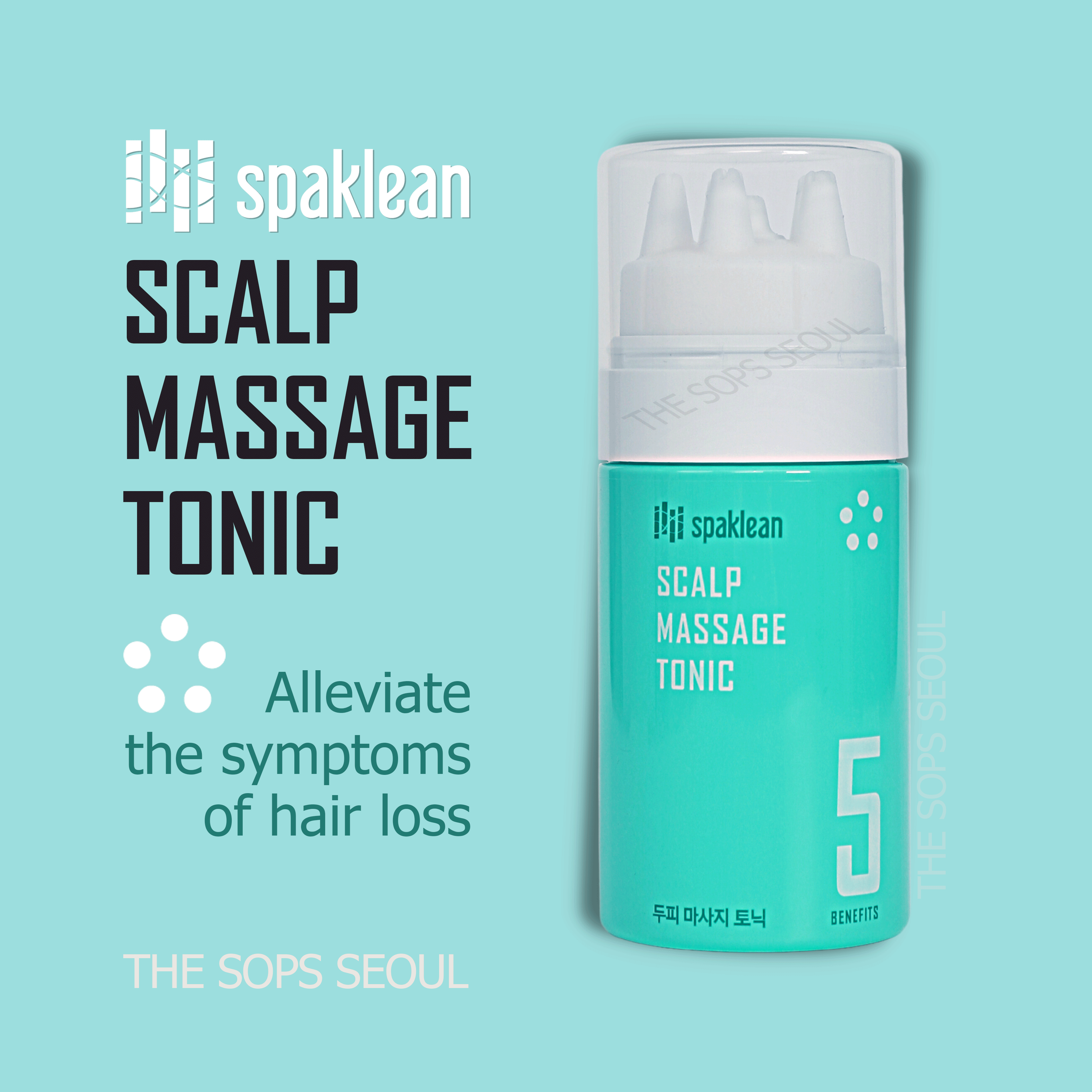 KOREA] Spaklean Amazing Collagen Scalp Massage Tonic - Reduce Hair Loss,  Itchiness, Thinning | Lazada