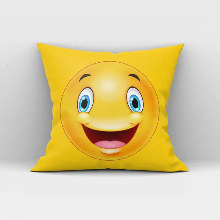 emoji pillow cover
