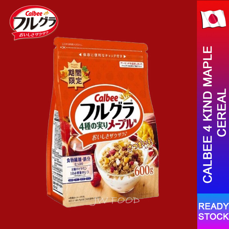Calbee Japan Cereal / Granola / Oat / Grain【4 KIND MAPLE
