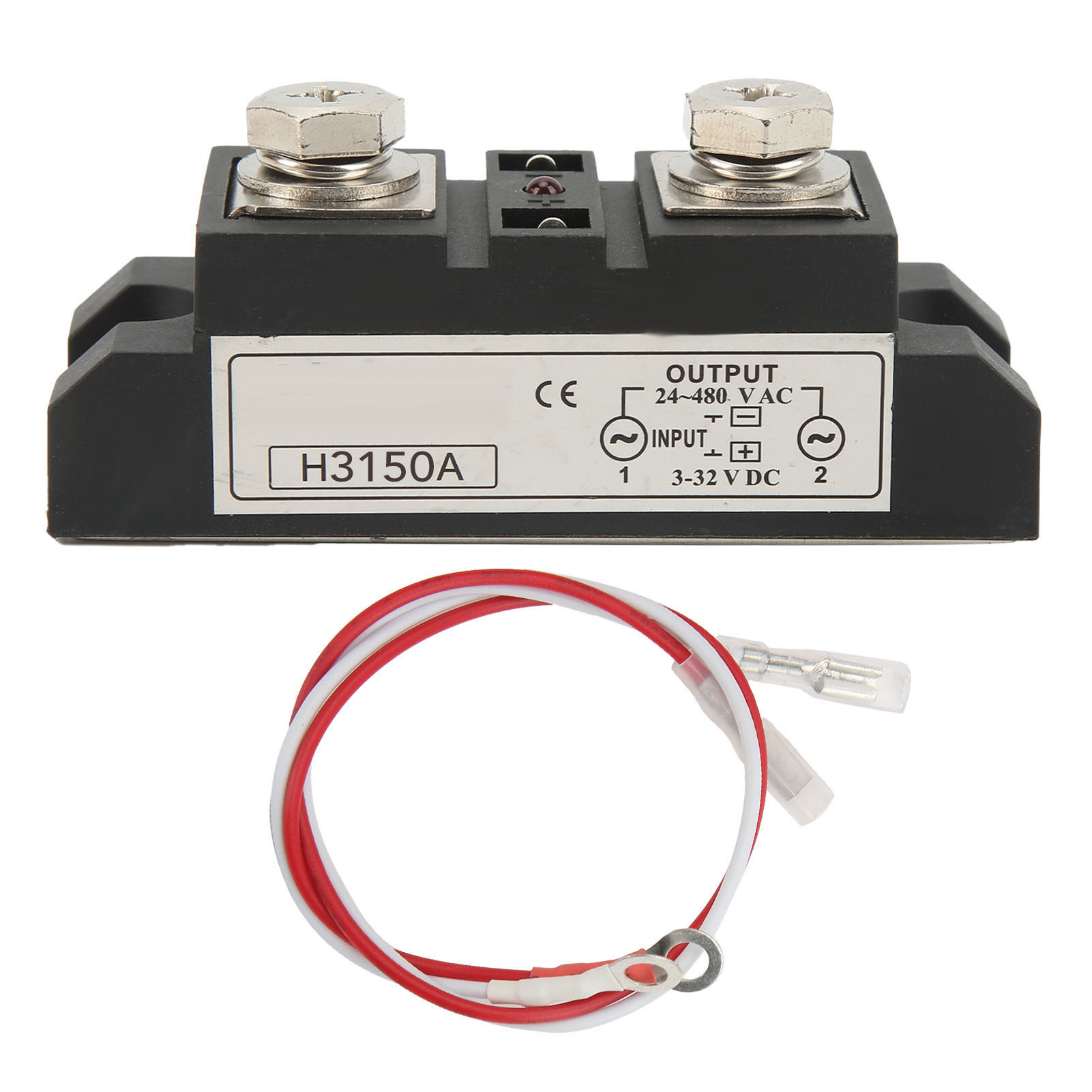 DC To AC SolidState Relay, High Interference Resistance Industrial Solid State Relays Module 150A Load Current for Marine