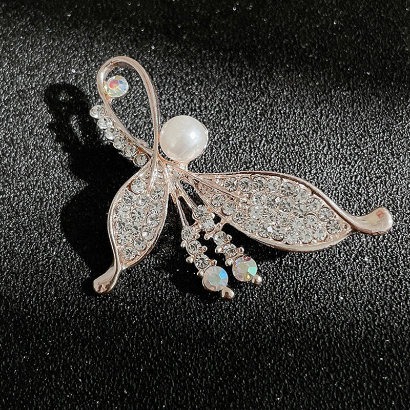 Pearls Pin Fixed Clothes Anti-failure Buckle Brooch Sweater Accessories Corsage