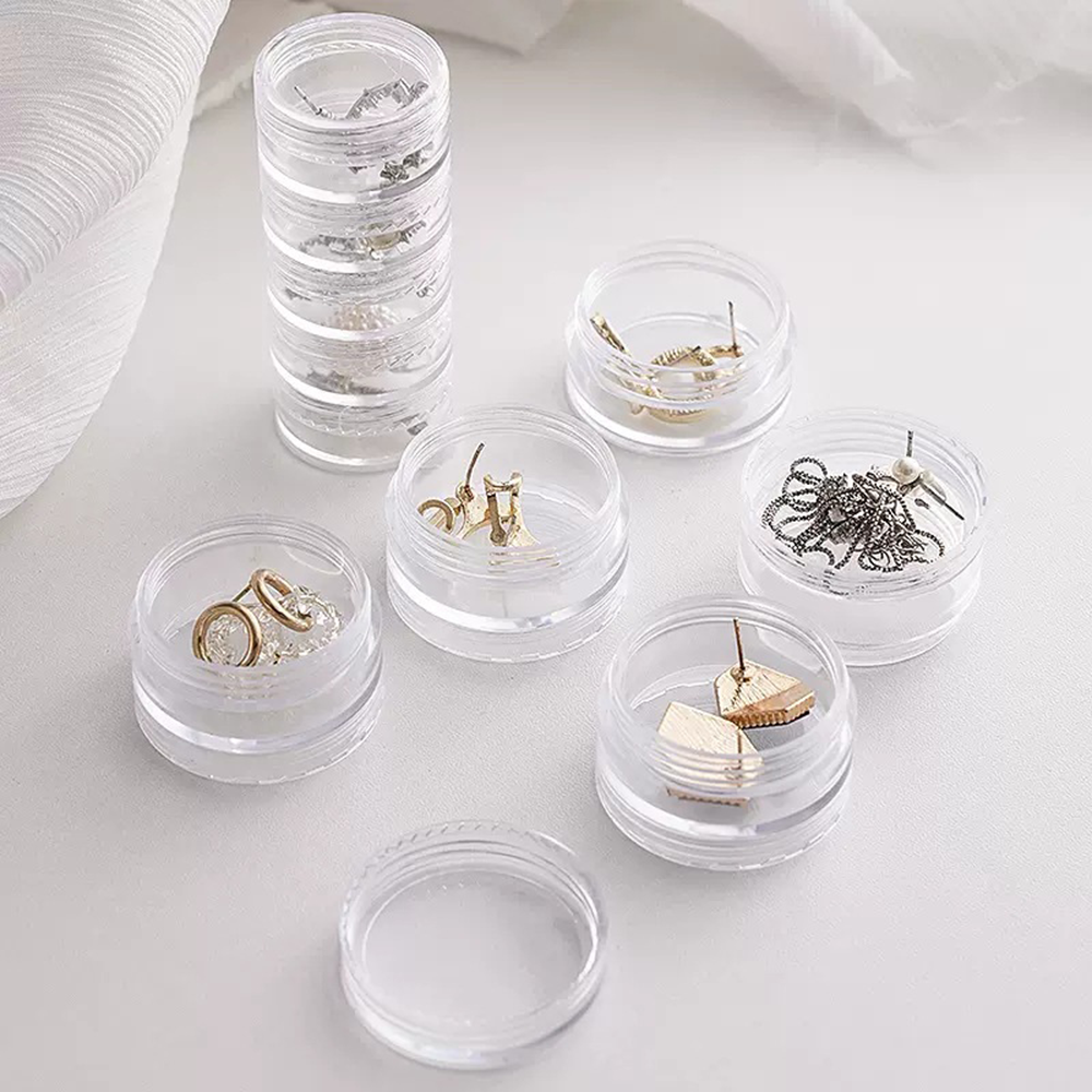 Watch Earrings Plastic Storage Box Organizer Storage Rack Storage Rack Jewelry Storage Box Multilayer Organizer
