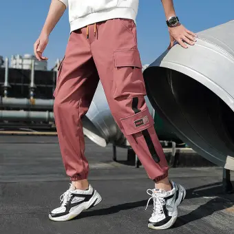 side pockets cargo harem pants