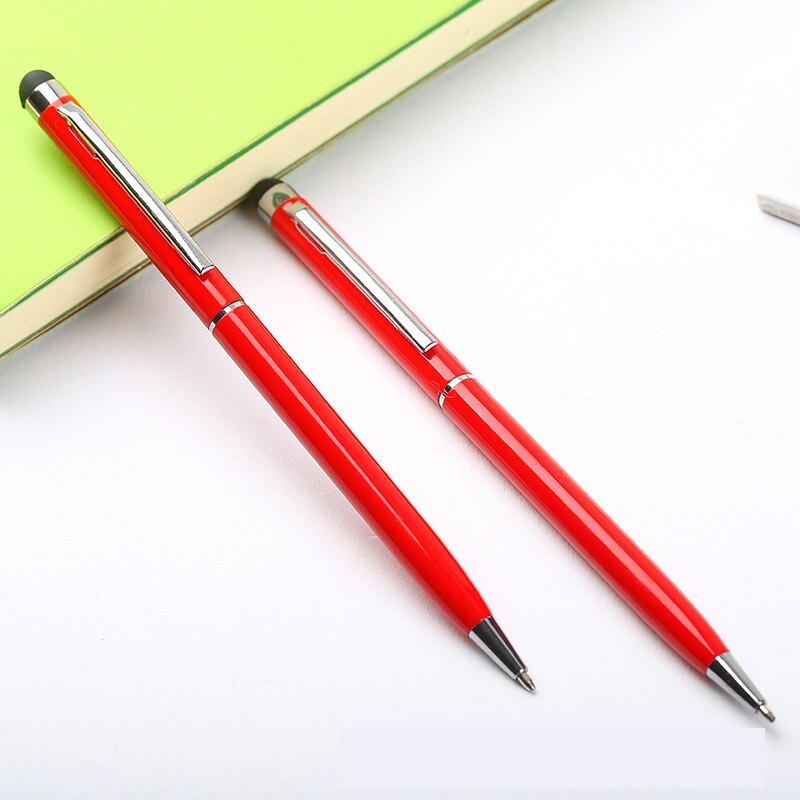 Notebook Fashionable Metal Gel pens 1.0 mm ballpoint black oil ink
