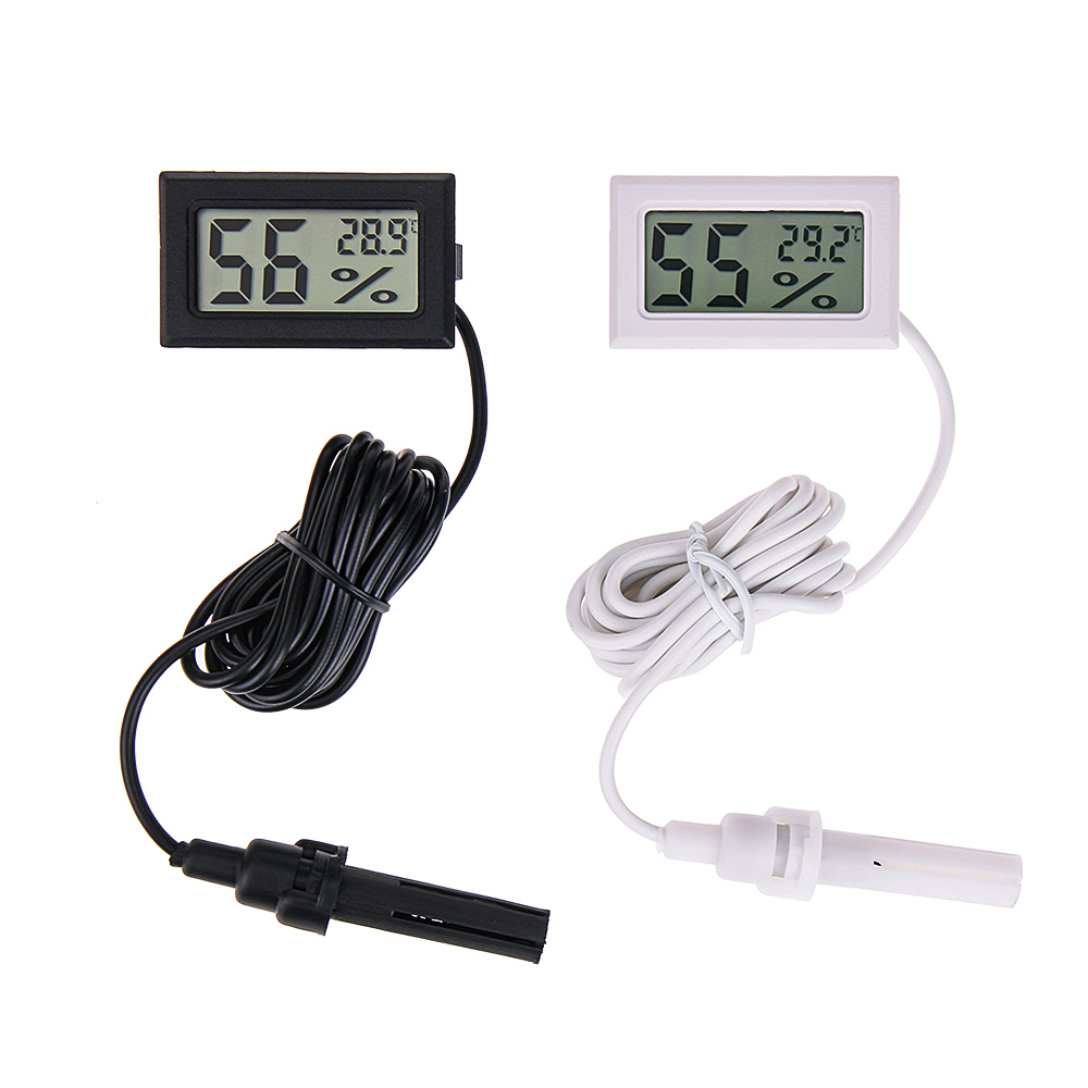 [Hàng Có Sẵn] KIPRUN Máy Đo Độ Ẩm Cảm Biến Nhiệt Kế LCD Kỹ Thuật Số Tiện Lợi Mini Máy Phát Hiện Độ Ẩm Màn Hình Theo Dõi Bể Cá Tủ Lạnh