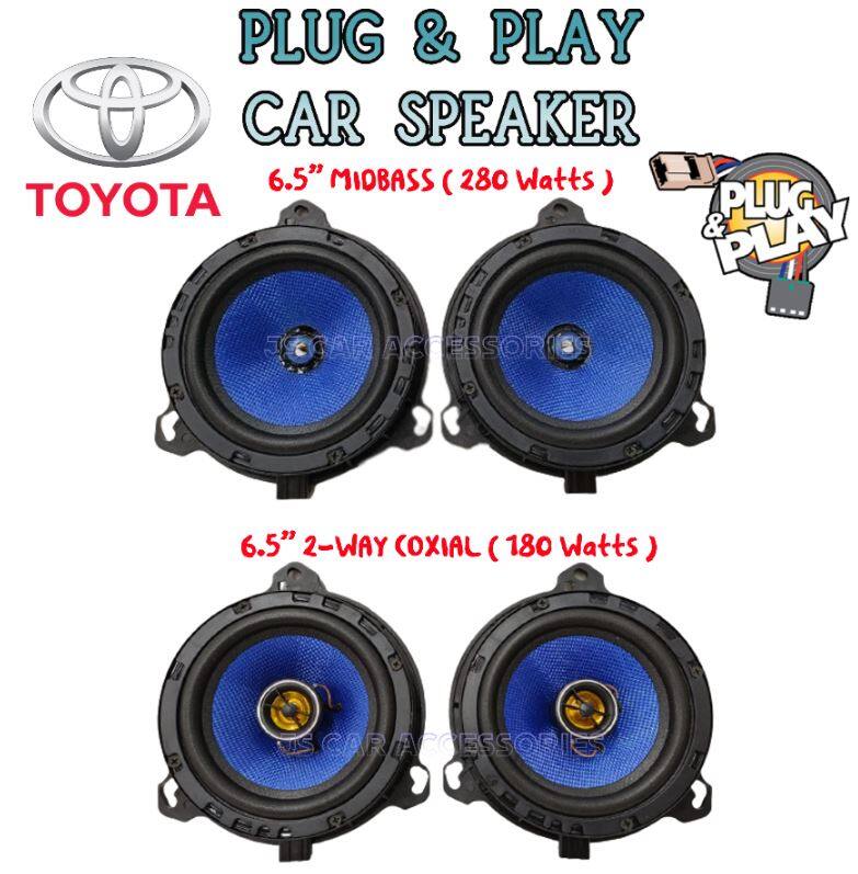For TOYOTA~Plug Play King Car Audio 2-Way Coxial MidBass