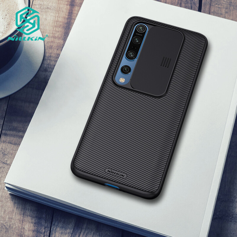 Nillkin Fashion Pc Case for Xiaomi Mi 10 and 10 Pro and Mi 10 Youth 5G and 10 Lite 5G Phone Cases Business Camera Protect Shockproof Privacy Back Cover