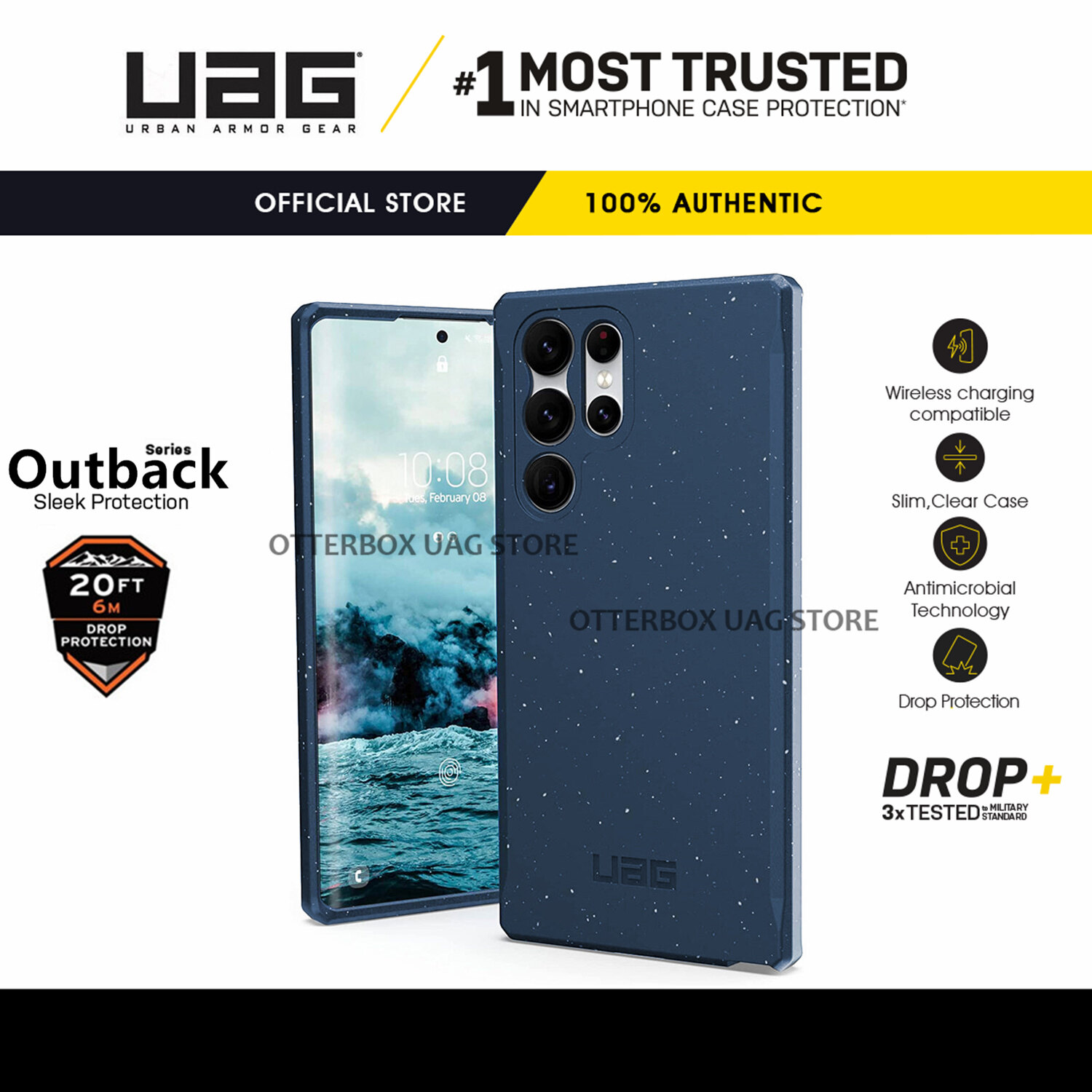 Ốp lưng uag outback cho samsung galaxy s22 ultra / galaxy s22+ plus / galaxy s22