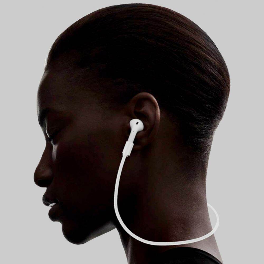 Multifunctional Portable Durable Elastic Bluetooth Headset Silicone Lanyard Earhook Compatible with Iphone AirPods Headset Anti-lost Hanging Rope