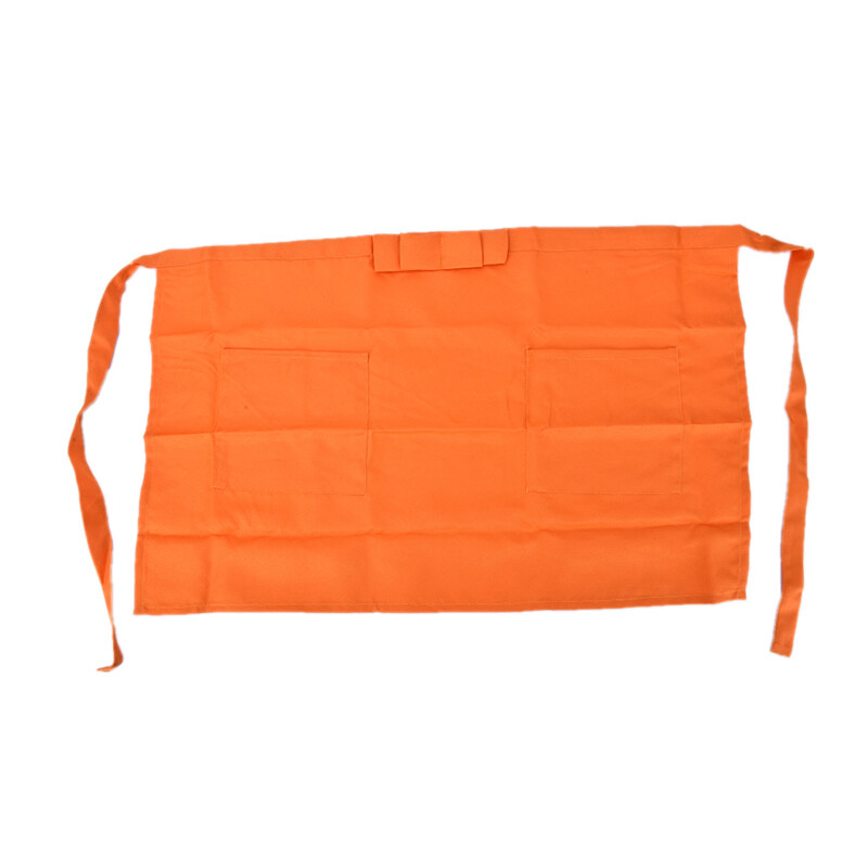 JUNY Nhà Bếp Cotton Bow Ngắn Nửa Eo Tạp Dề Quán Bar Quán Rượu Quán Cà Phê Máy Chủ Phục Vụ Bàn
