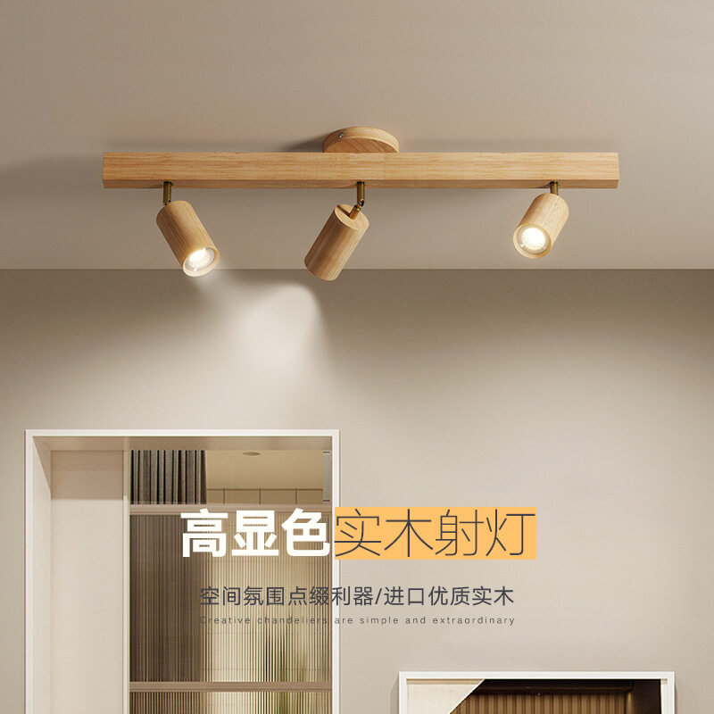 wood ceiling fixture