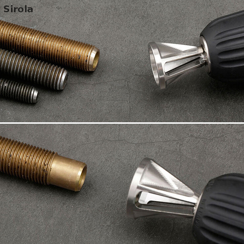 [Sirola] 1Pc deburring external chamfer tool stainless steel remove burr tools drill bit