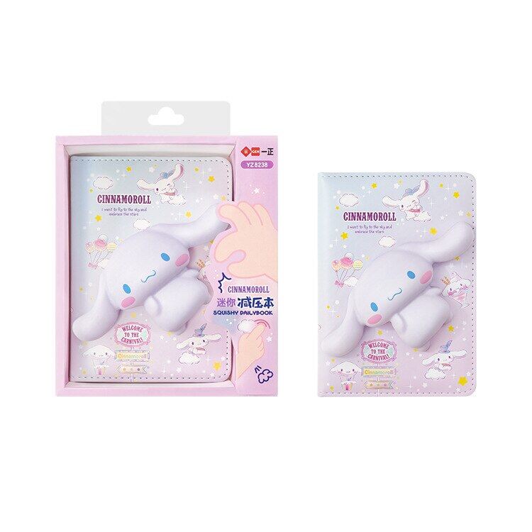 Máy tính xách tay Kawaii Sanrio Mini Giải nén máy tính xách tay dễ thương sáng tạo màu trang giải nén Sổ tay máy tính xách tay cho biethday Quà Tặng