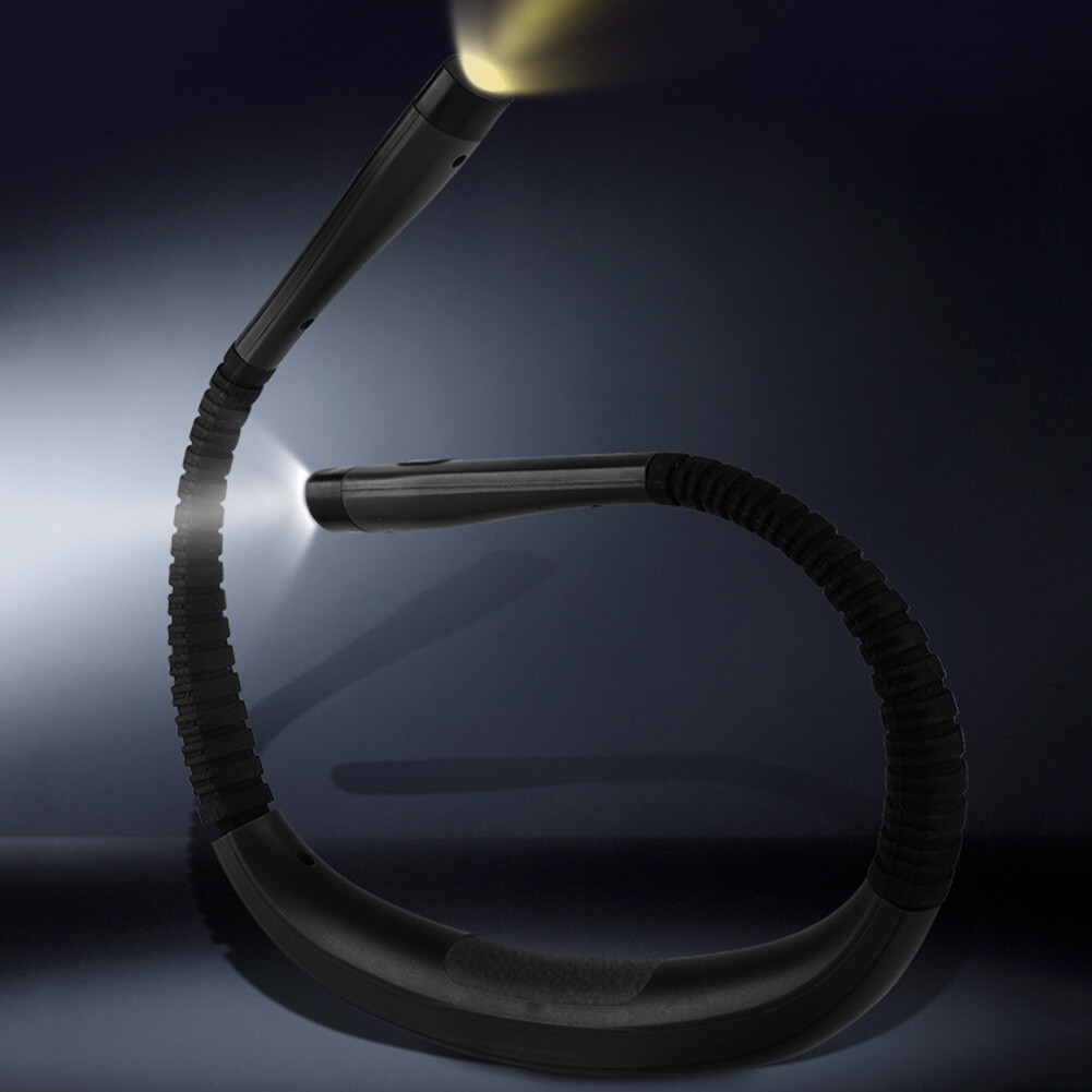 Book Light Flexible Handsfree LED USB Charging Neck Light Hug Reading Lamp