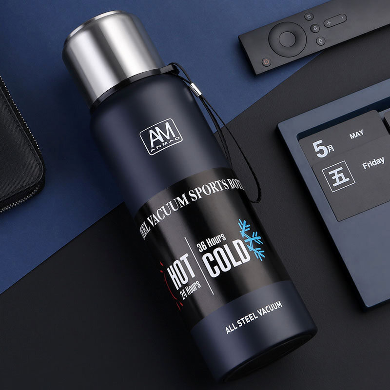 Insulation Bottle Thermos Vacuum Flask Shaker Mug Stainless Steel Sports Flasks Military Water Cup for Large