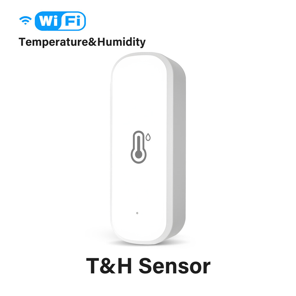 E Life Smart Store Tuya Smart Temperature And Humidity Sensor WiFi APP Remote Monitor For Smart Home var SmartLife WorkWith Alexa Google Assistant