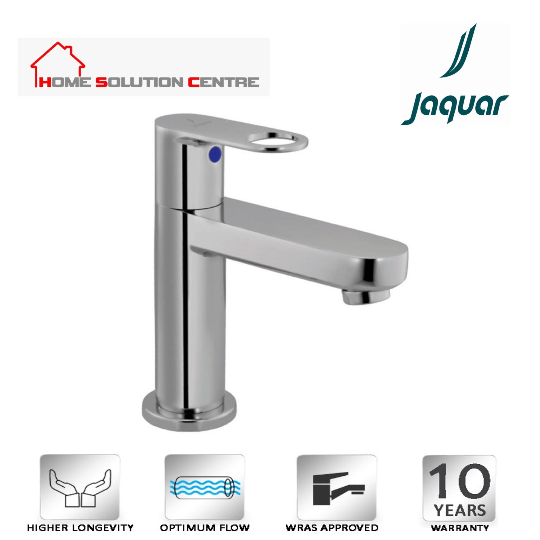JAQUAR ORNAMIX PRIME BASIN TAP ORP-CHR-10001PM | Excellent Quality |  Suitable For: Home, Kitchen, Bathroom | Unique design most appealing in its  class | Lazada