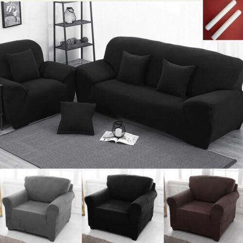 Removable Stretch Elastic Lounge Couch Sofa Slip Covers Fit For 1 2 3 Seater