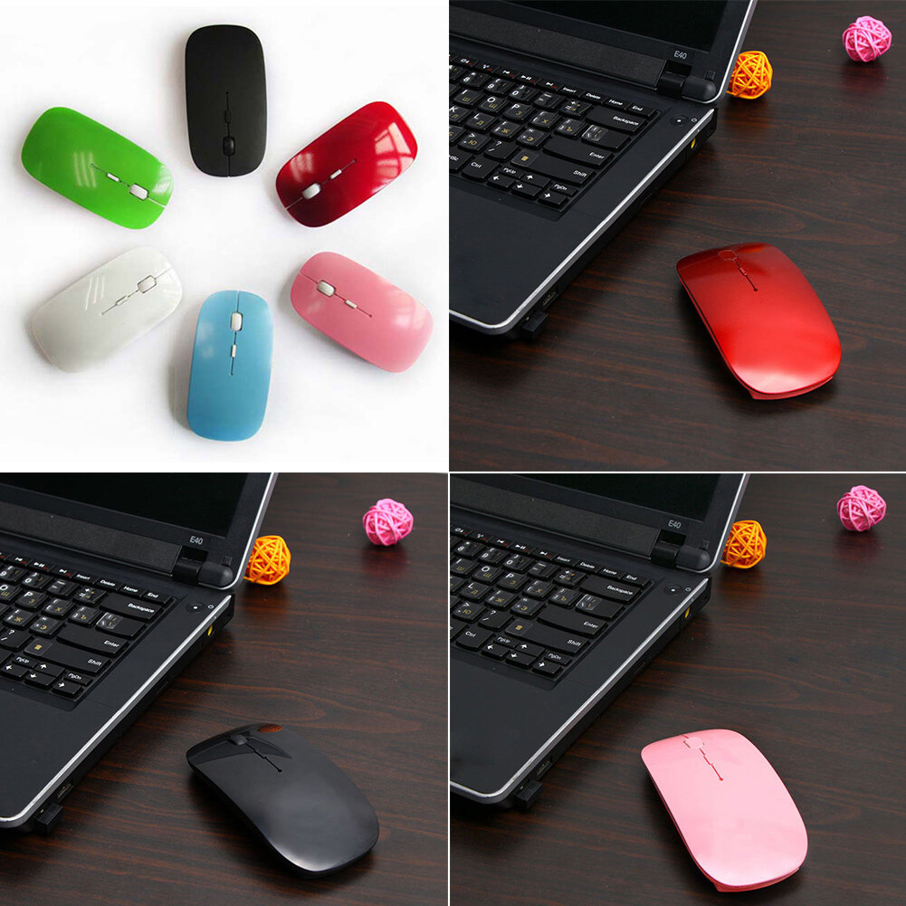 [SAWU] Chuột Quang Không Dây USB Siêu Mỏng Màu Kẹo, 2.4G Thu, Chuột Siêu Mỏng Không Dây Máy Tính PC Máy Tính Xách Tay Máy Tính Để Bàn