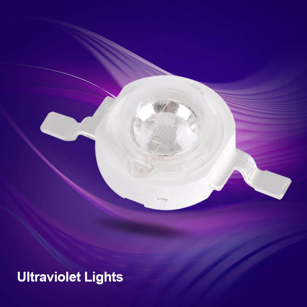 10PCS 3W UV395-400Nm LED Ultraviolet Lights for Scanning Printer(蓝)