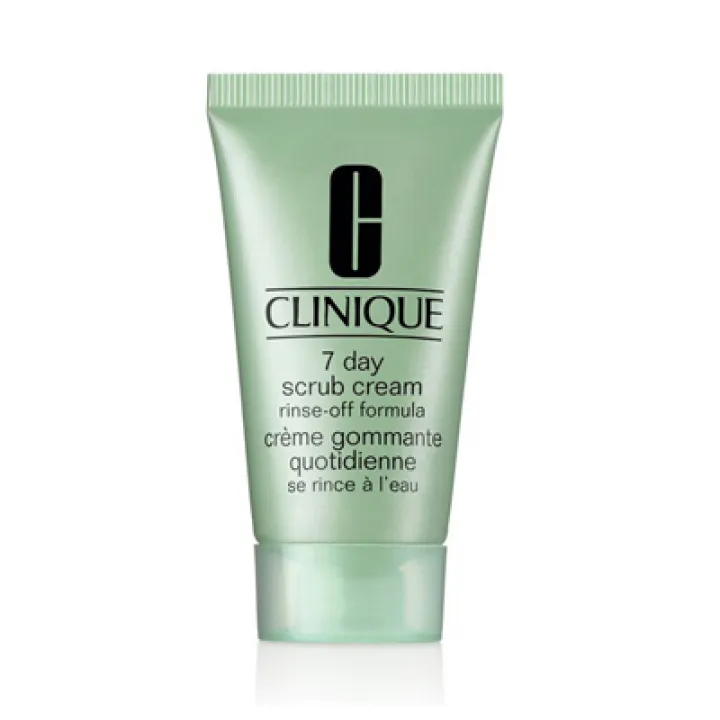 clinique 7 day face scrub
