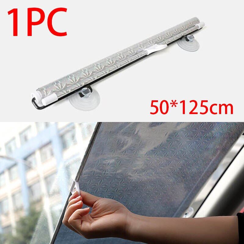 Car Sunshade Curtain Interior Sun Shade Cover Anti UV for SUV Sedan Hatchback