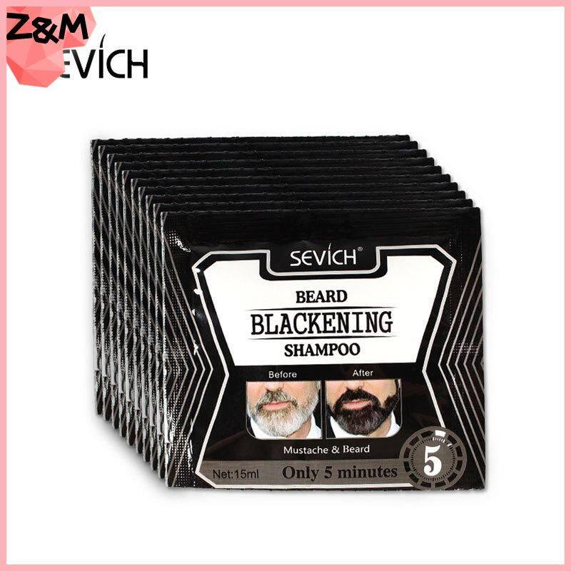 Sevich 5 Cái 15Ml Đen Dầu Rửa Râu Nhuộm Râu Thành Đen 5 PHÚT Thảo Mộc Tự Nhiên Nhanh Hơn Đen Râu Màu Tóc Dầu Gội giá rẻ