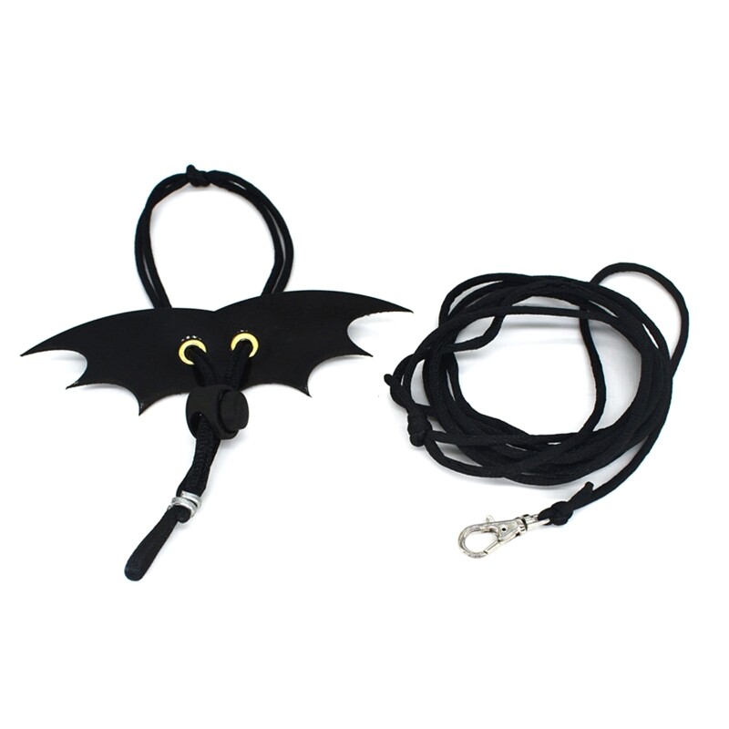 Bearded Dragon Harness and Leash Adjustable Lizard Leash Set with Wings for Small Reptiles Junior Squirrels Hamsters