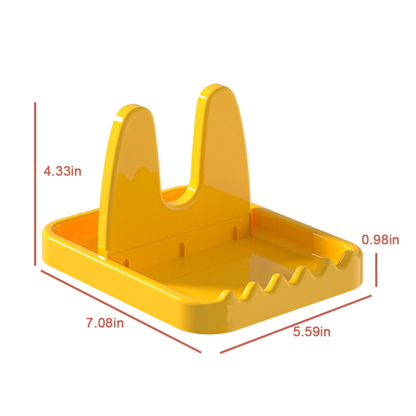 Giá Để Nắp Gập Đứng Gia Dụng Giá Nhà Bếp Đa Năng Để Bàn Bằng Nhựa Giá Đựng Thìa Súp Thìa Vét Bột