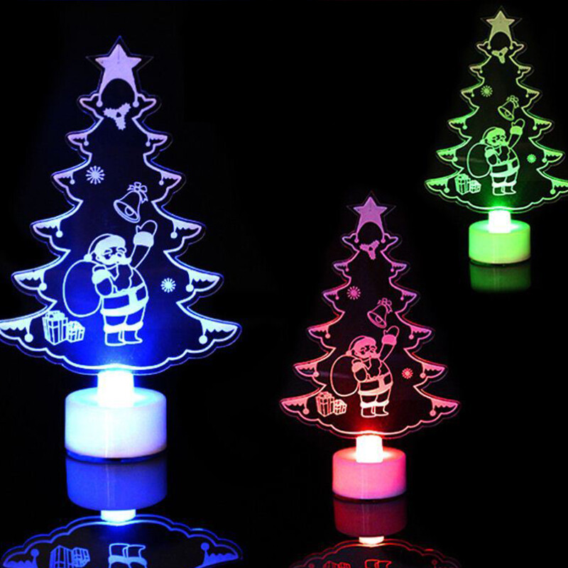 【Lightingeverthing】Christmas Đèn Ngủ LED Người Tuyết Ông Già Noel Giáng Sinh Trang Trí Cây Giáng Sinh Trang Trí, Để Trang Trí Nhà Navidad Đồ Trang Trí Giáng Sinh Năm Mới