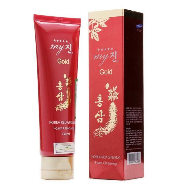 Sữa rửa mặt hồng sâm đỏ hàn quốc