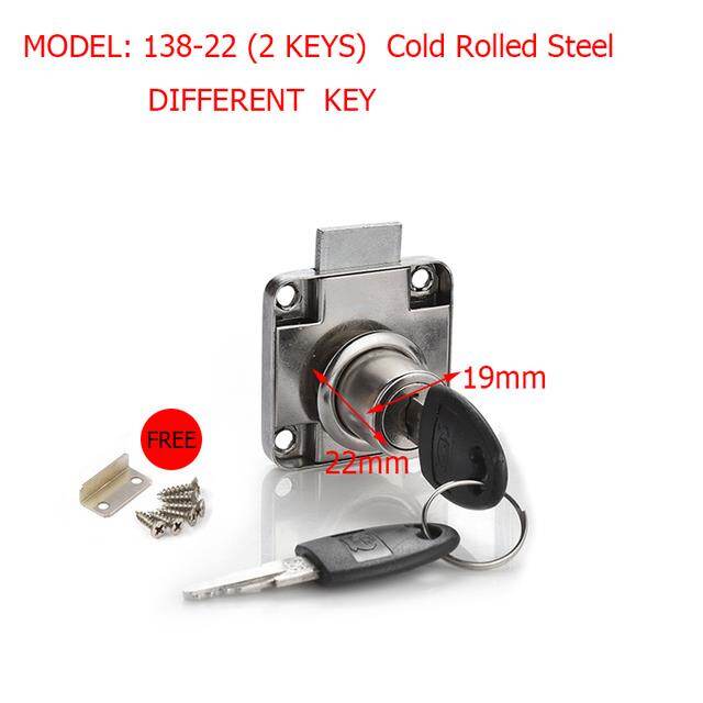 Drawer Lock Wardrobe Cabinet Cam Locks With 2 Keys Same Key Furniture Door Hardware For Office Desk Letter Box Mailbox