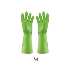 PVC Cleaning Gloves Kitchen Dishwashing Glove Waterproof Reuseable