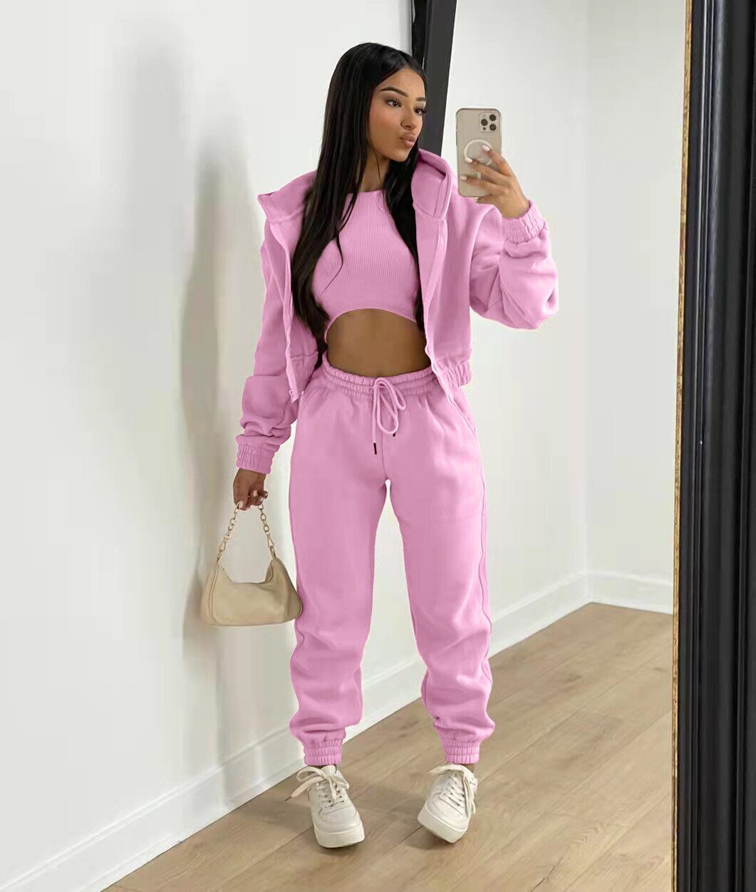 Women Hoodies Joggers Set - Best Price 